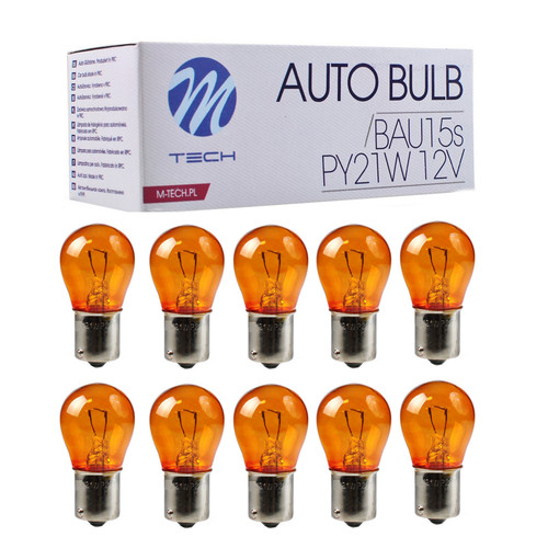 10x tech 12v 21w py21w - m-tech,